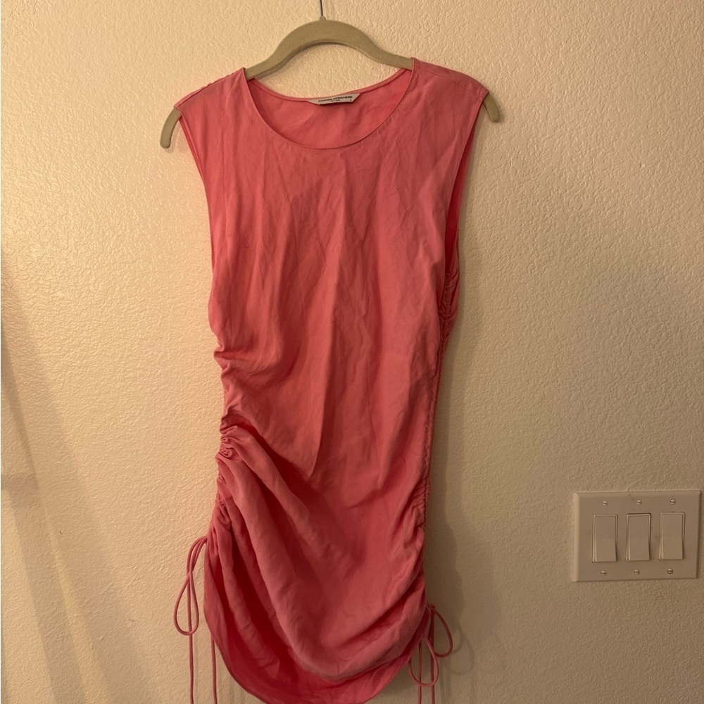 Amanda Uprichard Pink Ruched Mini Dress - Picture 7 of 12